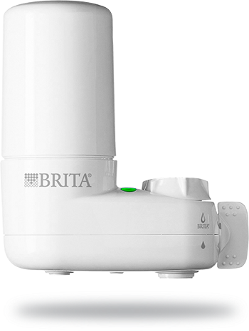 Brita Filtre à eau pour évier, système de filtration d'eau pour robinet  d'eau du robinet, réduit 99% du plomb, chrome