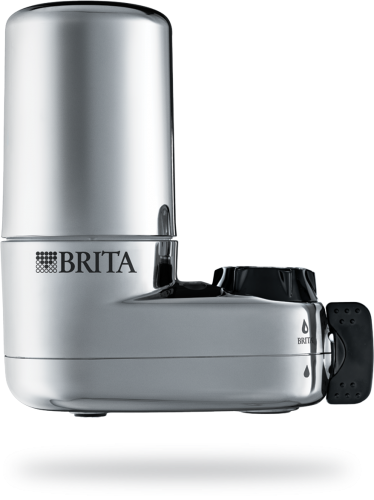 Brita Water Filter for Sink, Faucet Mount Water Filtration System for Tap  Water with 3 Replacement Filters, Reduces 99% of Lead, Chrome